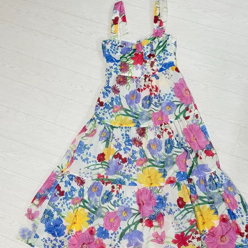 [BUNJANG] ZARA Flower Long Dress / 자라 플라워 롱 원피스s