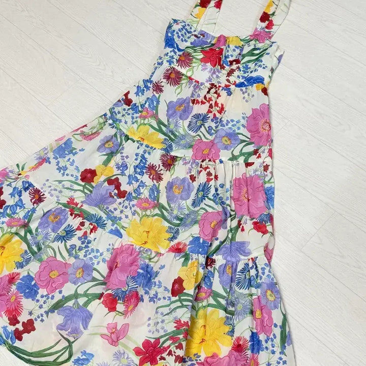 [BUNJANG] ZARA Flower Long Dress / 자라 플라워 롱 원피스s