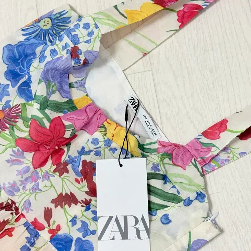 [BUNJANG] ZARA Flower Long Dress / 자라 플라워 롱 원피스s