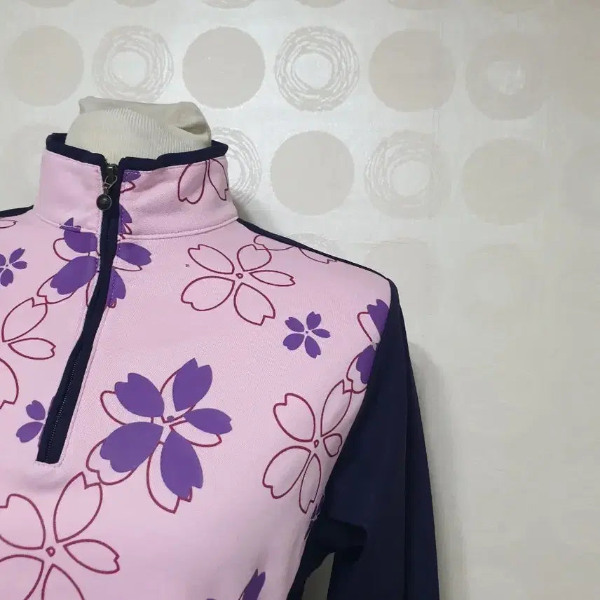 [BUNJANG] Umbro Women's Navy Half-Zip T-shirt / UMBRO/엄브로/티셔츠66/반집업66/여성티66