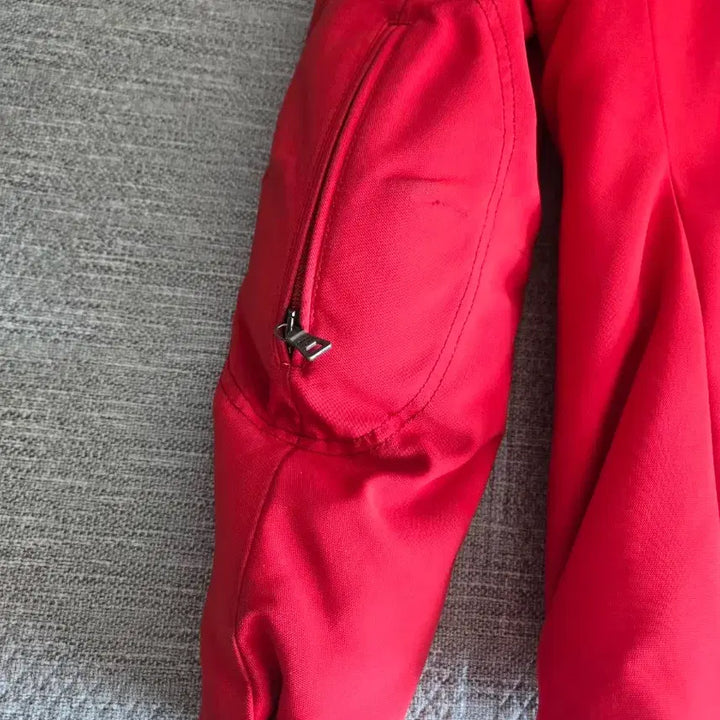[BUNJANG] Prada Red Hooded Jacket / 프라다 레드 후드 자켓