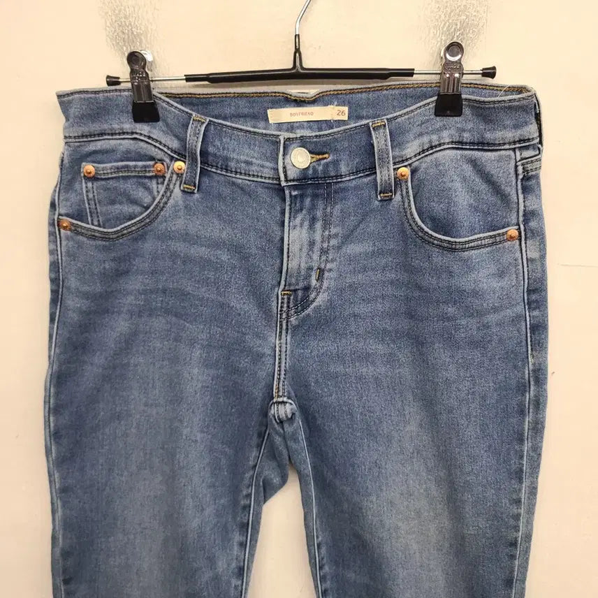 [BUNJANG] Levi's Boyfriend Washed Denim Jeans / [26 inch] 리바이스 보이프렌드 여성 워싱 데님 팬츠 청바지