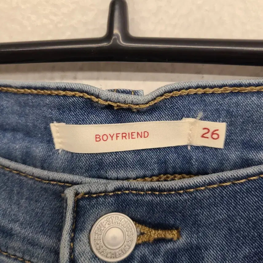 [BUNJANG] Levi's Boyfriend Washed Denim Jeans / [26 inch] 리바이스 보이프렌드 여성 워싱 데님 팬츠 청바지