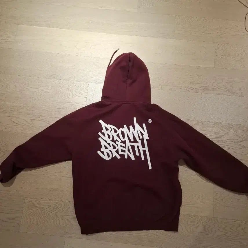 [SOLD OUT] 브라운브레스 OG 후드 버건디 L