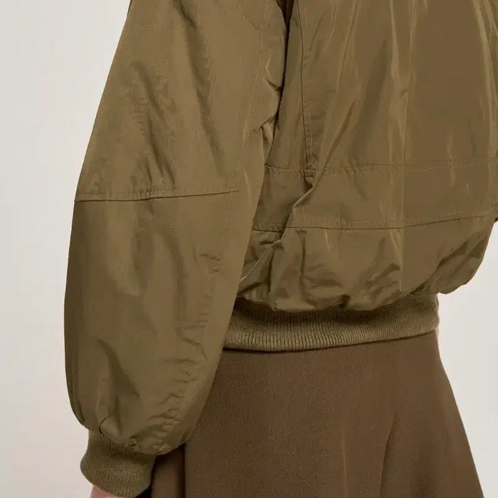 [BUNJANG] O'2nd Cropped Padded Jumper / 오즈세컨 점퍼/패딩점퍼/크롭점퍼/카키점퍼 55~66