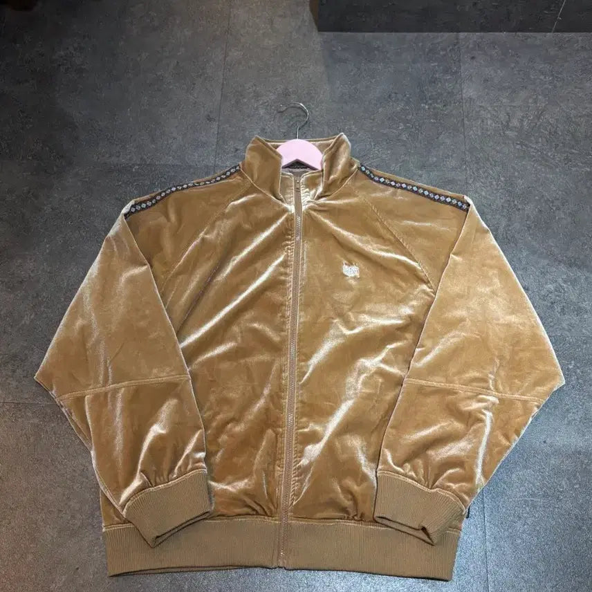 [SOLD OUT] 브라운브레스 벨벳 벨루어 자켓 집업 L사이즈