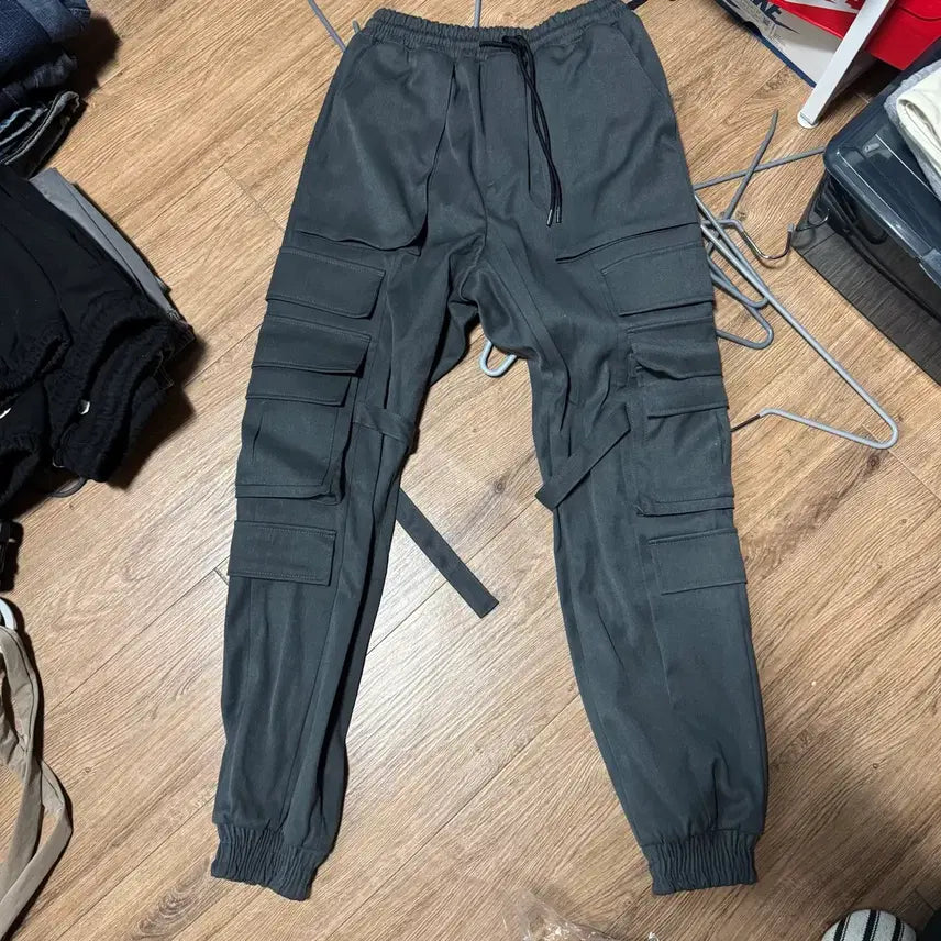 [BUNJANG] Seven Cellar Jogger Pants / 세븐셀라 조거팬츠 블랙, 그레이 30, 28