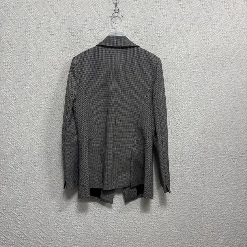 [BUNJANG] Zishen Check Blazer Jacket (95) / A117 지센 체크 블레이저 자켓 95