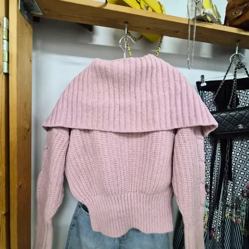 [BUNJANG] Cherrykuri Sailor Knit Zip-up / 체리퀴리  쎄일러 니트 집업