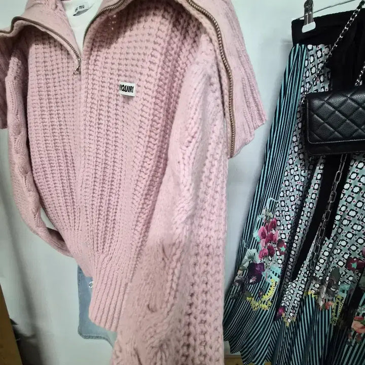 [BUNJANG] Cherrykuri Sailor Knit Zip-up / 체리퀴리  쎄일러 니트 집업