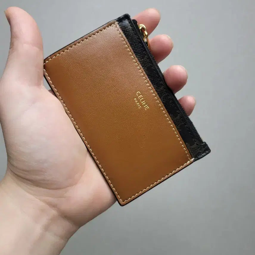 [BUNJANG] Celine Triomphe Zip Card Wallet / 셀린느 트리옹프 지퍼 카드지갑