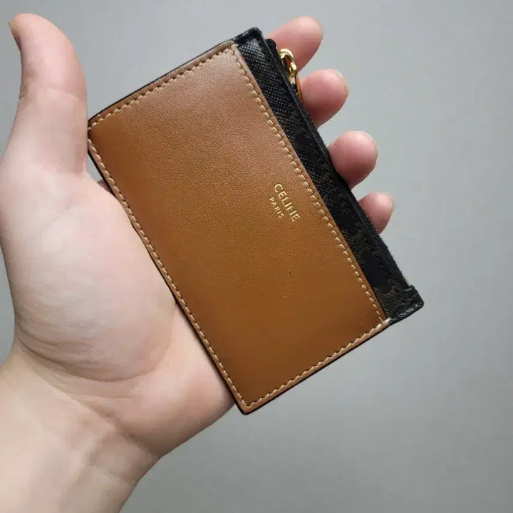 [BUNJANG] Celine Triomphe Zip Card Wallet / 셀린느 트리옹프 지퍼 카드지갑