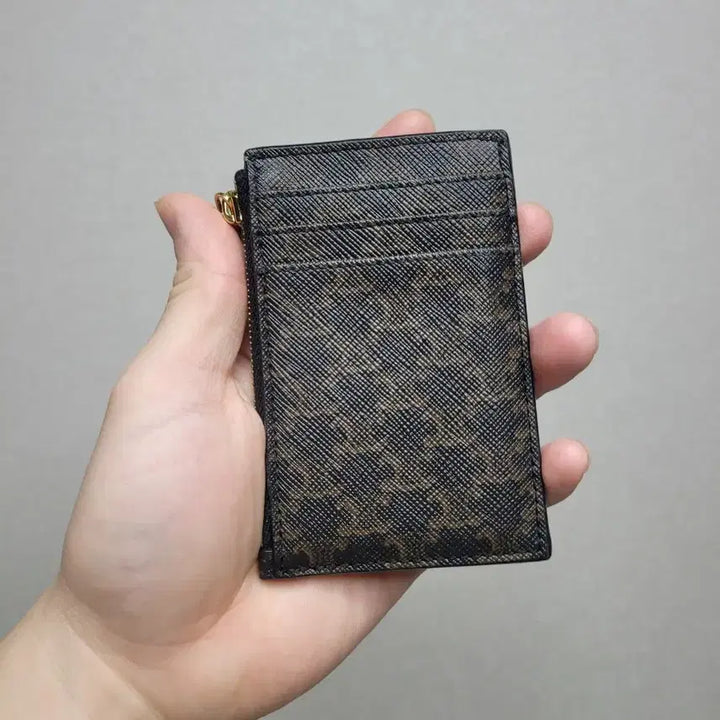 [BUNJANG] Celine Triomphe Zip Card Wallet / 셀린느 트리옹프 지퍼 카드지갑