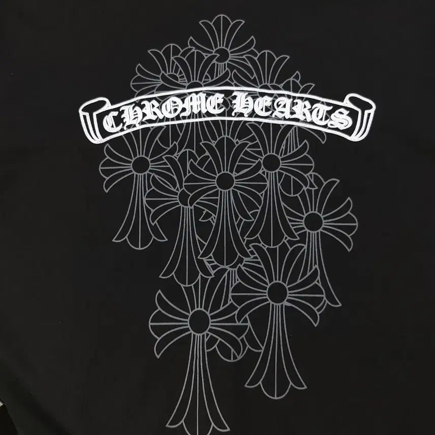 [BUNJANG] Chrome Hearts Logo Zip-up Hoodie / 크롬하츠 후드 집업 블랙색상 로고 후드