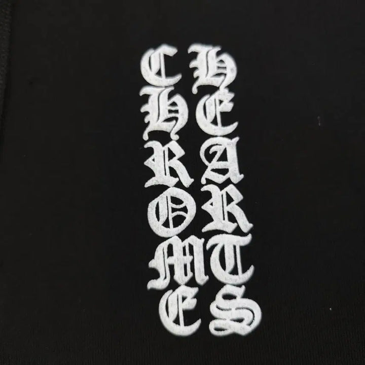 [BUNJANG] Chrome Hearts Logo Zip-up Hoodie / 크롬하츠 후드 집업 블랙색상 로고 후드