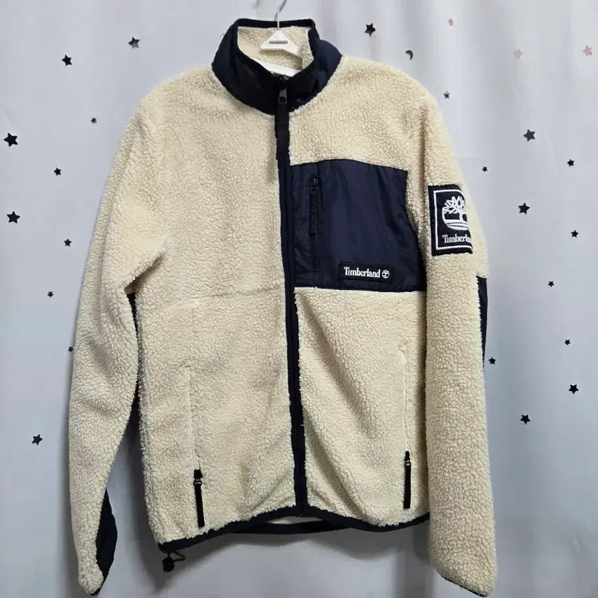 [BUNJANG] Timberland Ivory Fleece Jacket XS / 팀버랜드 아이보리 뽀글이 플리스 자켓 XS
