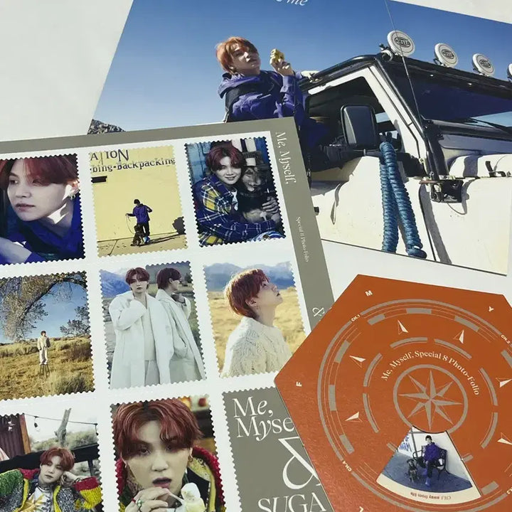[BUNJANG] BTS Suga Photobook Set / 방탄소년단 bts 슈가 SUGA 포토북(포카, 포스터, 엽서 등 포함)