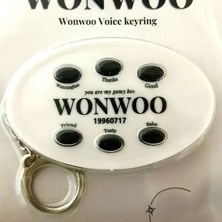 [BUNJANG] SEVENTEEN Wonwoo Voice Keyring / 급처 세븐틴 원우 보이스키링
