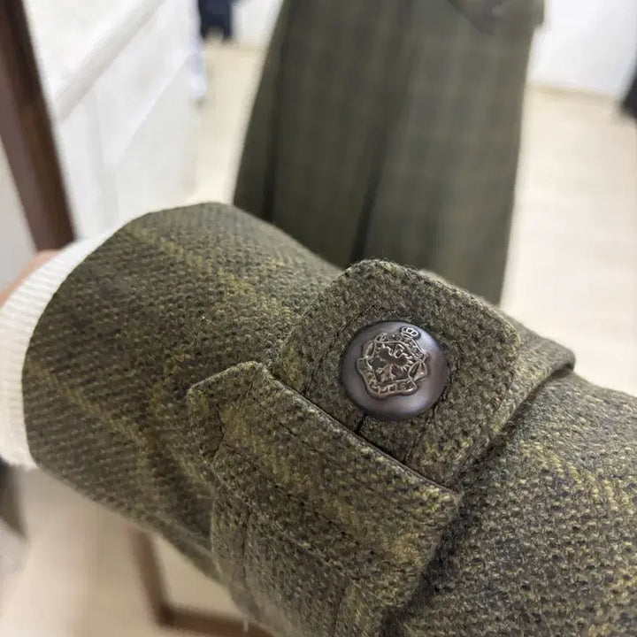 [BUNJANG] ON&amp;ON Check Long Coat / ON&amp;ON 체크 롱코트
