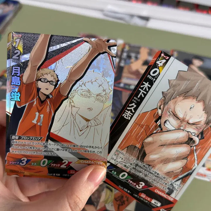 [BUNJANG] Haikyu Karasuno Break Challenger Trading Cards Bundle Set / 하이큐 카라스노 바보카 최강의 도전자 Break 츠키시마 니시노야 야치