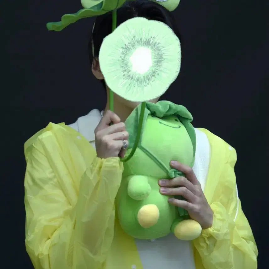 [BUNJANG] Frog Raincoat Set / 귀여운 팬싸템 개구리 우비 세트