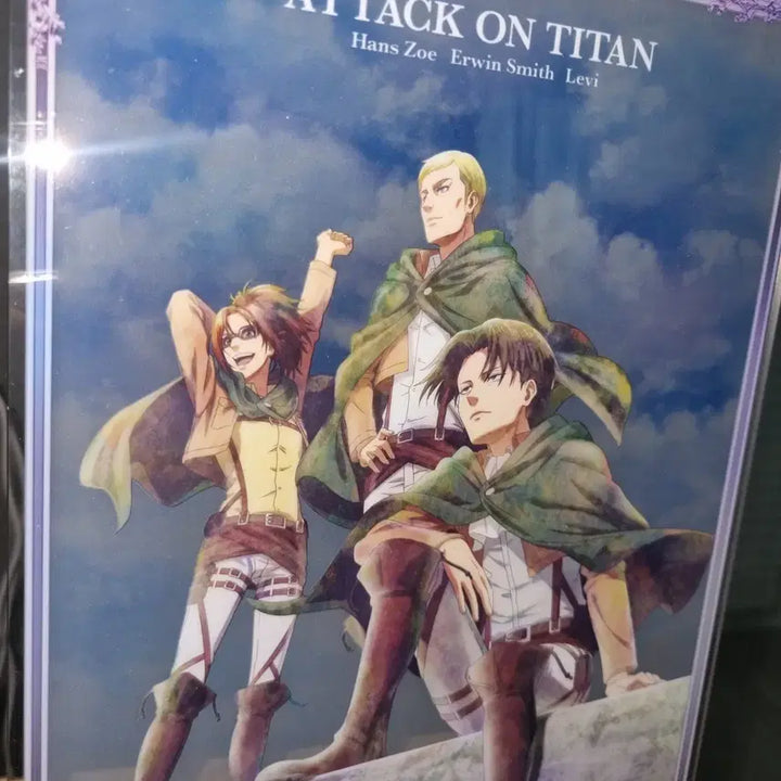 [BUNJANG] Attack on Titan Acrylic Frame / 진격의거인 간부조 아크릴 액자 C상 판매