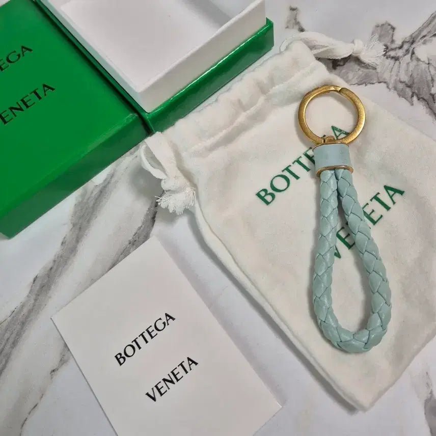 [BUNJANG] Bottega Veneta Intrecciato Leather Key Ring Key Holder / (정품) 보테가베네타 인트레치아토 가죽 키링 키홀더
