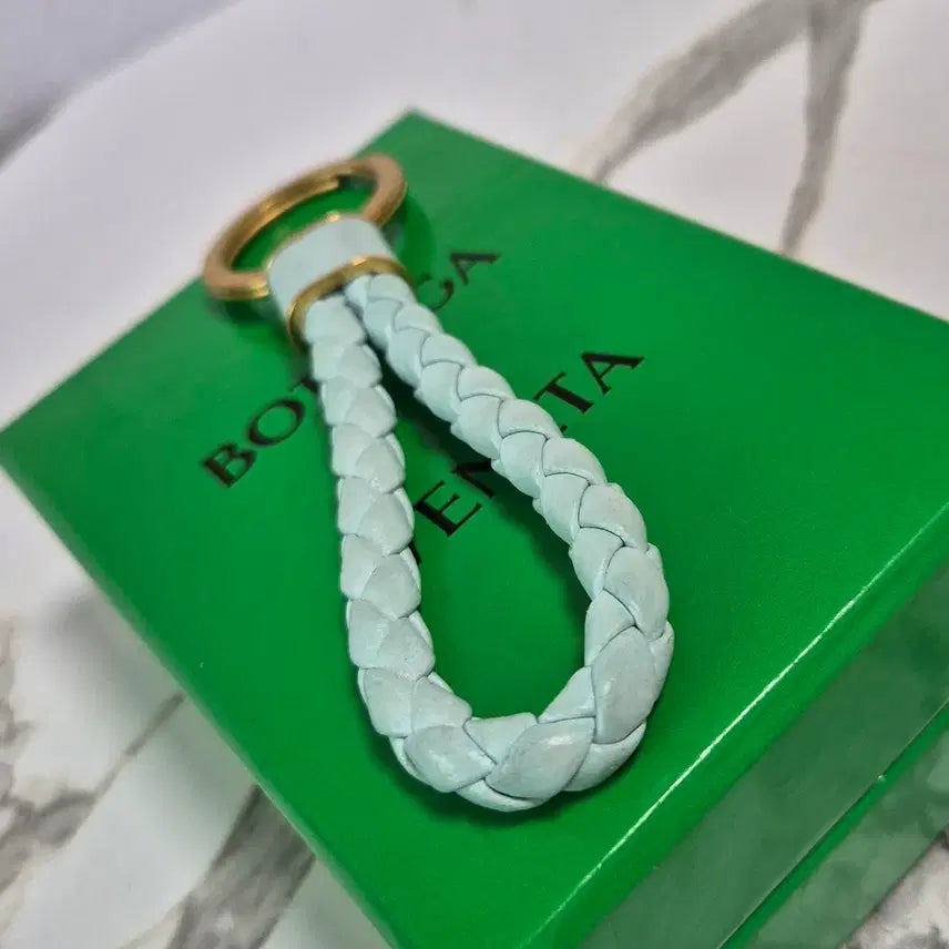 [BUNJANG] Bottega Veneta Intrecciato Leather Key Ring Key Holder / (정품) 보테가베네타 인트레치아토 가죽 키링 키홀더
