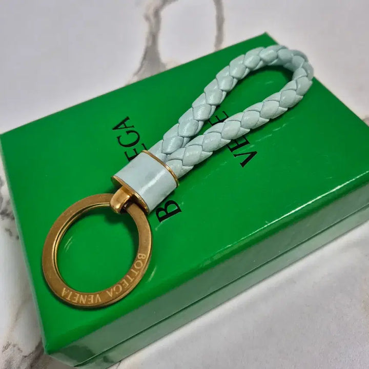 [BUNJANG] Bottega Veneta Intrecciato Leather Key Ring Key Holder / (정품) 보테가베네타 인트레치아토 가죽 키링 키홀더