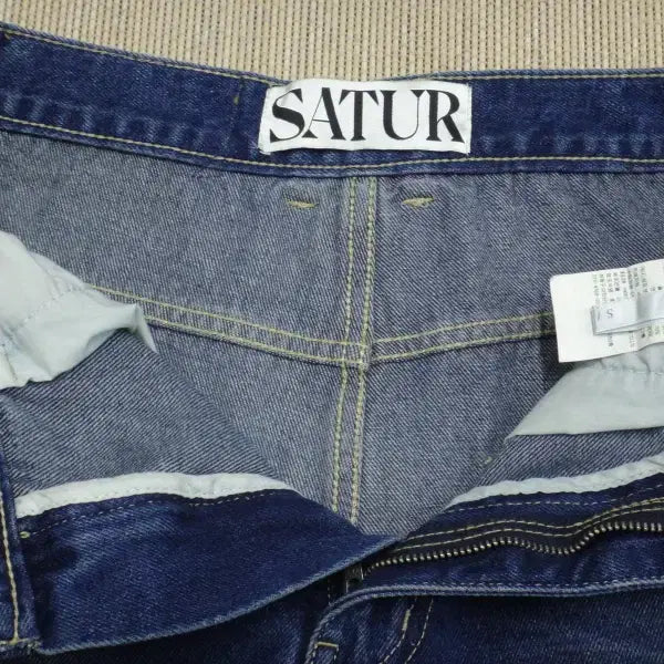 [BUNJANG] SATUR Wide-Fit Jeans / (S) 세터 SATUR 여성 와이드핏 청바지