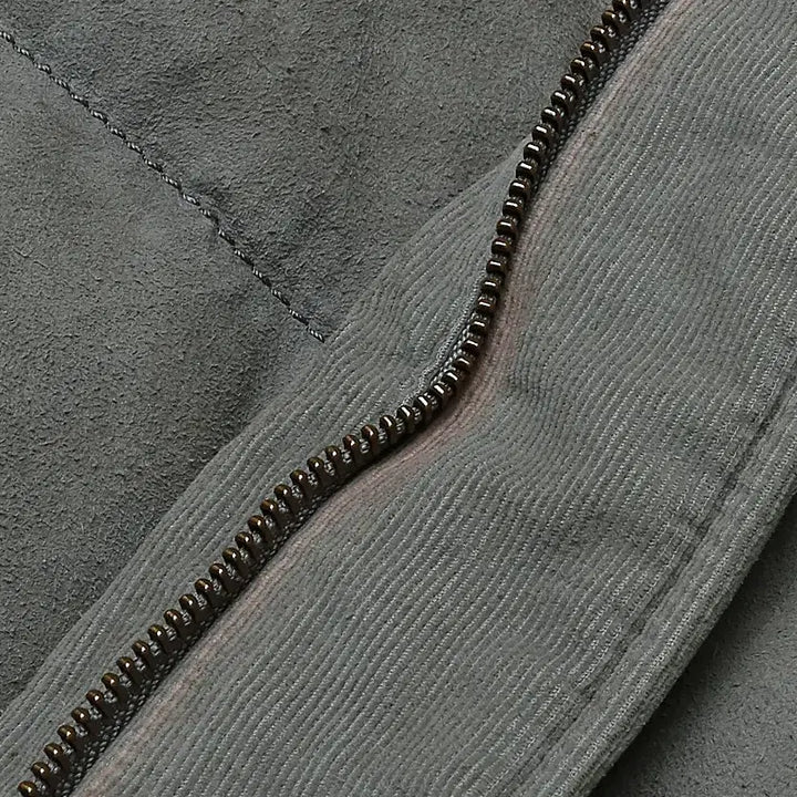 [BUNJANG] Man On The Boon Goat Suede Goose Down Padded Vest / 맨온더분 [Man On The Boon] 염소 스웨이드 구스 패딩 베스트
