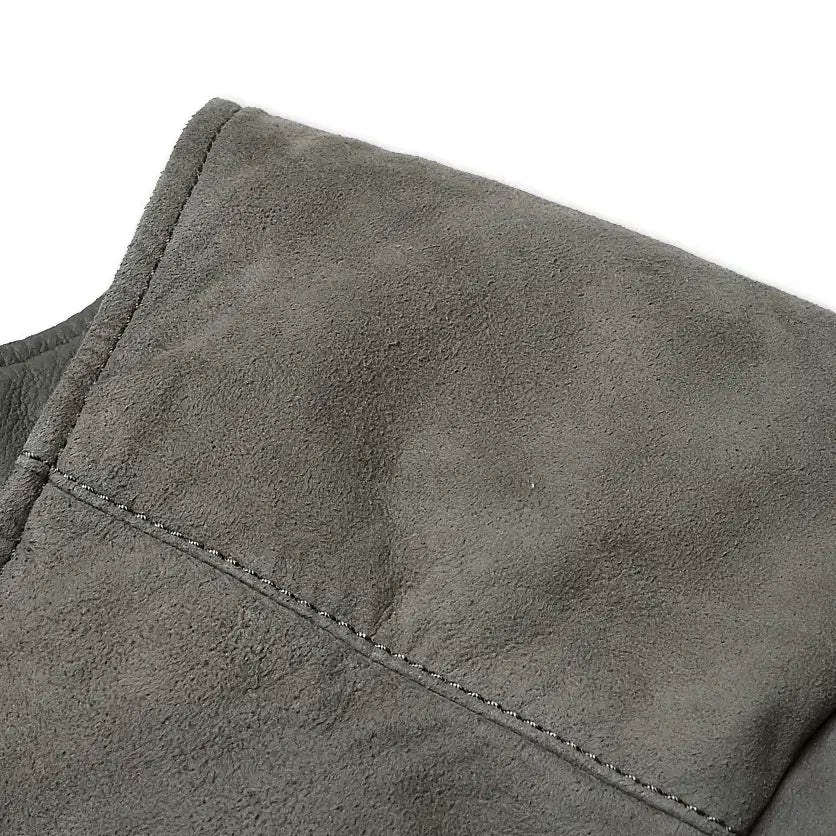 [BUNJANG] Man On The Boon Goat Suede Goose Down Padded Vest / 맨온더분 [Man On The Boon] 염소 스웨이드 구스 패딩 베스트