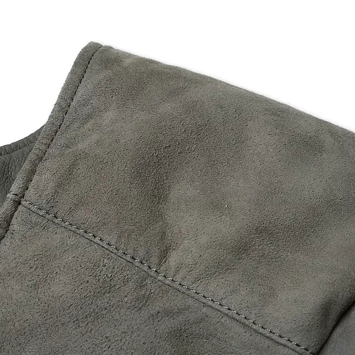 [BUNJANG] Man On The Boon Goat Suede Goose Down Padded Vest / 맨온더분 [Man On The Boon] 염소 스웨이드 구스 패딩 베스트
