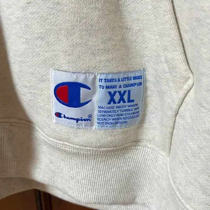 [BUNJANG] Champion Ivory Hoodie XXL / 챔피온 후드티 XXL 아이보리