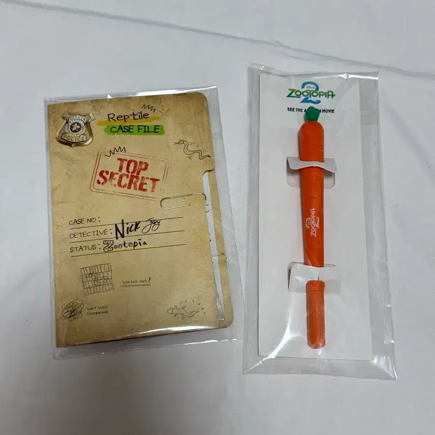 [BUNJANG] Zootopia Carrot Pen Special Edition / 미개봉새상품 주토피아 사건파일 당근펜 특전
