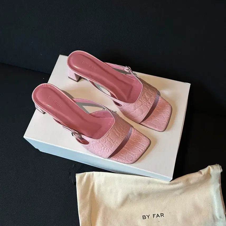 [BUNJANG] By Far Mule 38 Heel Shoes / [유일매물] By far 바이파 뮬 38 사이즈 / 힐 슈즈