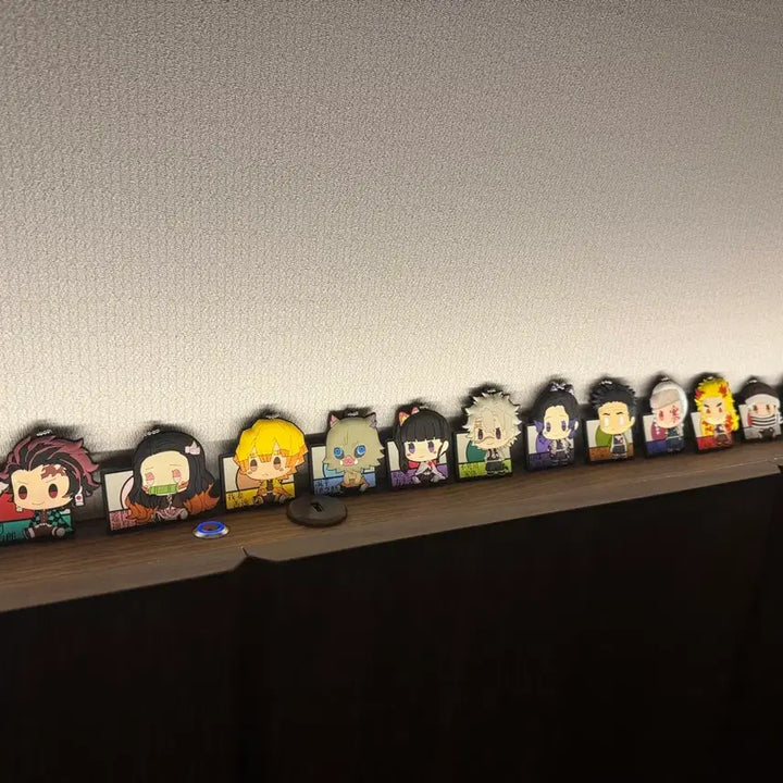 [BUNJANG] Demon Slayer Rubber Keychain Set (15 Types) / 귀멸의 칼날 고무 키링 15종