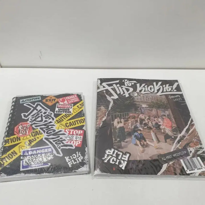 [BUNJANG] Kickflip Flip It Diary + Magazine Set / 킥플립 Flip it Kickit! 다이어리 + 잡지 세트