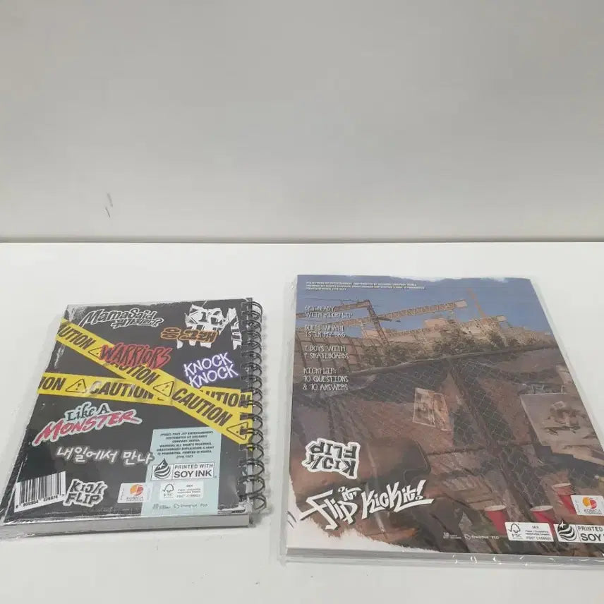 [BUNJANG] Kickflip Flip It Diary + Magazine Set / 킥플립 Flip it Kickit! 다이어리 + 잡지 세트