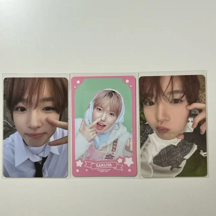 [SOLD OUT] 엔시티 위시 사쿠야 컬러 포카 베이커리 트레카 일괄 양도 초회한정반