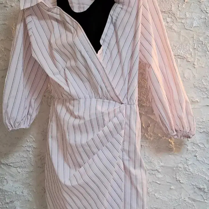[BUNJANG] Maje Layered Stripe Dress / maje. 마쥬 레이어드 스트라이프원피스