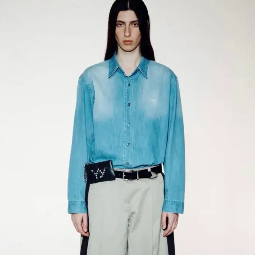 [BUNJANG] Open YY Denim Shirt / 오픈와이와이 데님 셔츠