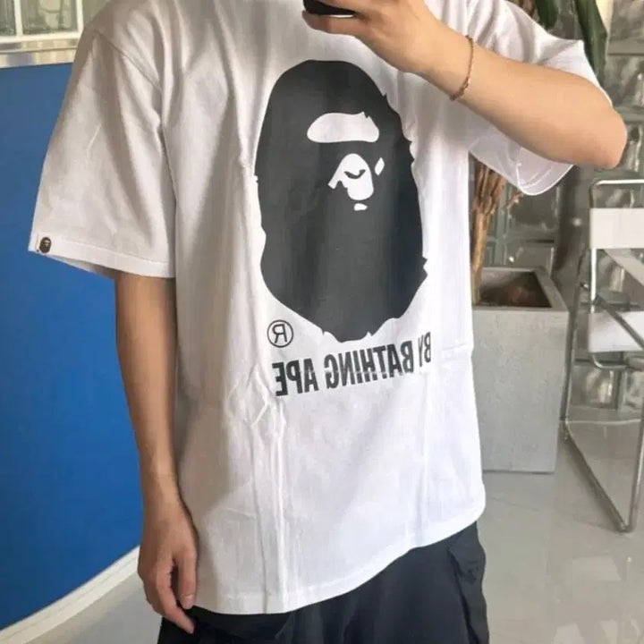 [BUNJANG] BAPE T-shirt White / [2xl] 베이프 반팔티 화이트