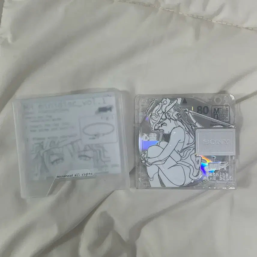 [BUNJANG] Mahe Mini Disc Keyring Subculture Accessory / 마헤 미니디스크 키링 서일페 서브컬쳐 소품 통판