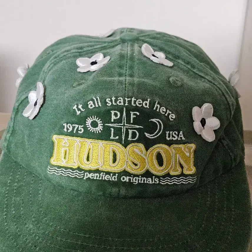 [BUNJANG] Penfield Nick Gear Faded Flower Signature Cap / 펜필드 닉기어 빈티지 페이디드 플라워 시그니처 캡
