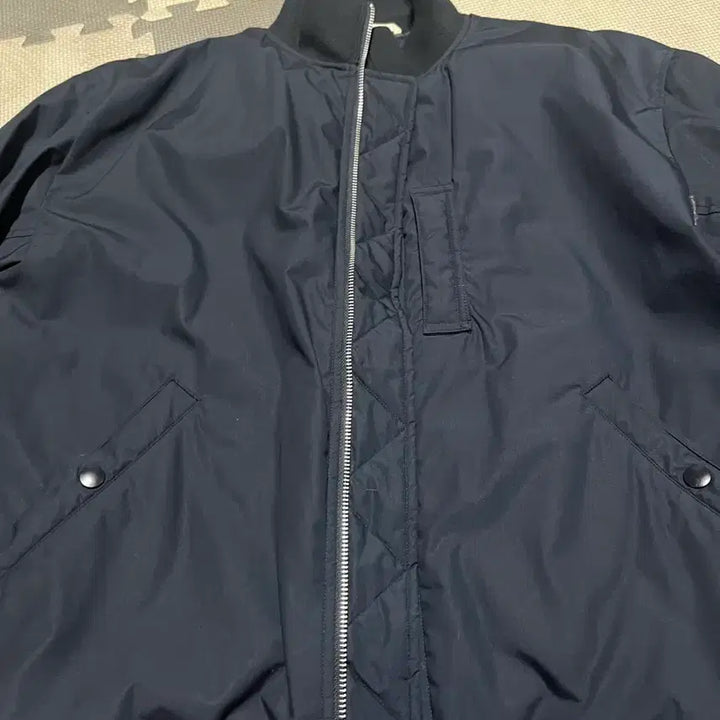 [BUNJANG] Nanamica Pilgrim Varsity Jacket Navy / 나나미카 필그림 바시티 자켓 네이비