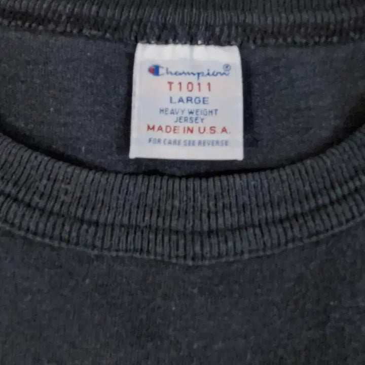 [BUNJANG] Champion T1011 Black Plain Tee / champion t1011 black plain  tee