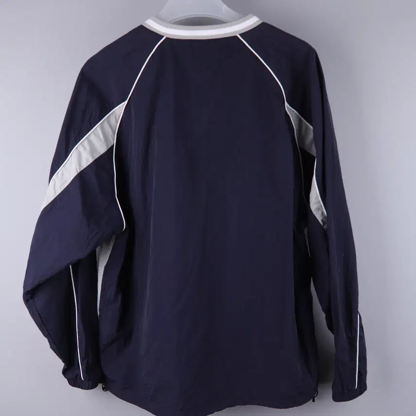 [BUNJANG] Yale Nylon Sports Team Jersey Long Sleeve Navy (L) / 예일 나일론 스포츠 팀 저지 롱슬리브 네이비 (L)