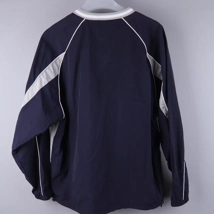 [BUNJANG] Yale Nylon Sports Team Jersey Long Sleeve Navy (L) / 예일 나일론 스포츠 팀 저지 롱슬리브 네이비 (L)