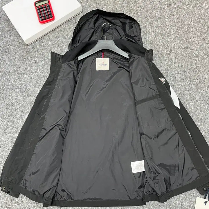 [BUNJANG] Moncler Nylon Windbreaker Jacket Unisex / 몽클레어 후드 집업 바람막이 엠자로고 와팬로고 나일론 남녀공용